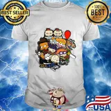 Happy halloween horror movie characters shirt