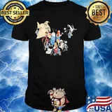 Happy halloween nightmare characters cartoon shirt