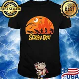 Happy halloween scooby-doo moon shirt