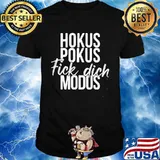 Hokus pokus fick dich modus notebook shirt