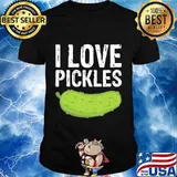 I Love Pickles Funny Pickle Lover Gift Idea T-Shirt