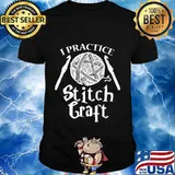 I practice stitch craft vintage shirt