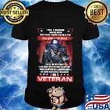 I was a warrior i am no hero but i have served with a few i will never accept defeat veteran shirt