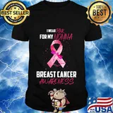 I Wear Pink For My Nonna Breast Cancer Awareness Dragonfly T-Shirt