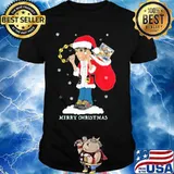 Ian brown king monkey merry christmas shirt