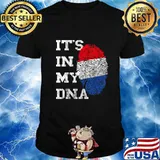 It's In My DNA Dutch Roots Netherland Fingerprint Oranje T-Shirt