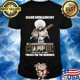 Khabib nurmagomedov champions signature shirt