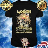 Logan 20th anniversary 2000 2020 hugh jackman thank for the memories shirt