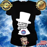 Logo byedon of course you are not abraham lincoln debate 2020 s Ladies tee