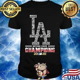 Los angeles dodgers logo national league champions 2020 shirt