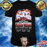 Los angeles dodgers world series 2020 world series champions signatures shirt