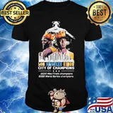 Los angeles kings city of champions 2020 nba finals champions 2020 world series champions signatures shirt