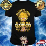 Los angeles lakers 17 time nba champions shirt