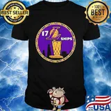 Los angeles lakers 17 time nba champions shirt