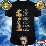 Los angeles lakers basketball team signatures shirt