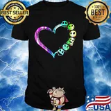 Love jack skellington hearts shirt