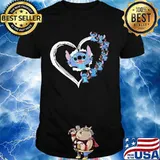 Love stitch ohana heart shirt