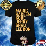Magic kareem kobe jerry shaq lebron shirt