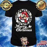 Mario ugly merry christmas shirt