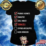 Mark red murder hornets pandemic turn 21 years old birthday s Ladies tee