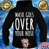 Mask goes over your nose covid 19 s Hoodie