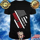 Mens Promoted to Daddy 2021 Soon to be Dad Father Gift T-Shirt