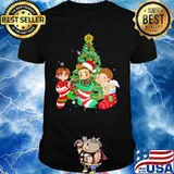 Merry christmas tree supernatural characters chibi shirt