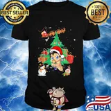 Merry christmas tree supernatural chibi shirt