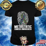 Metastatic Breast Cancer Awareness Immune US Warrior T-Shirt