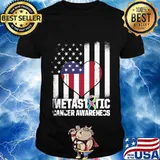 Metastatic Breast Cancer Awareness Supporting US Warrior Shirt