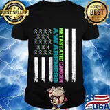 Metastatic Breast Cancer Awareness Tackle US Warrior T-Shirt