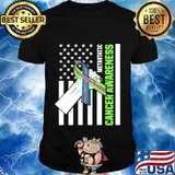 Metastatic Breast Cancer Awareness Therapy US Warrior T-Shirt