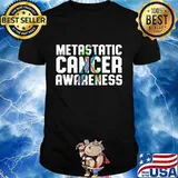 Metastatic Breast Cancer Awareness Winning US Warrior T-Shirt