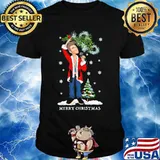 Morrissey santa merry christmas tree shirt