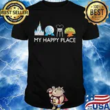 My happy place walt disney golf mickey mouse tree shirt