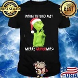 Naughty who me merry grinchmas christmas shirt