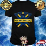 Nie ma co wnikać biała koszulka męska shirt