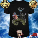 Nightmare stitch and lilo ghost halloween shirt