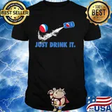 Nike logo just drink it pepsi shirt