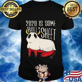 No Boo Sheet, 2020 Is Some Bull Sheet Funny Bull Ghost Mask T-Shirt