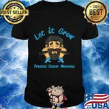 November, Prostate Cancer Awareness Month, Man with Mustache T-Shirt