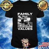 Official family values picture shirt