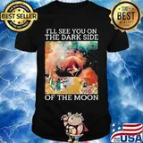 Pink floyd band i'll see you on the dark side of the moon vintage shirt