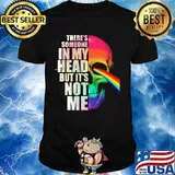 Pink floyd band skull there's someone in my head but it's not me lgbt shirt