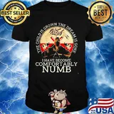 Pink floyd band the child is grown the dream is gone and i have become comfortably numb satan shirt
