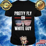 Pretty Fly on a White Guy Fly On Pence Head Funny VP Debate T-Shirt