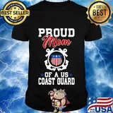 Proud US Coast Guard Mom T-Shirt