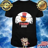 Pumpkin Donald Trump 2020 Halloween Political Republican T-Shirt
