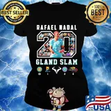 Rafael nadal 20 gland slam badminton s Ladies tee