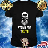 RBG Ruth Bader Ginsberg Stand For Truth Gift for Women Premium T-Shirt